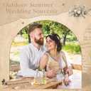 Geelin 24 Pcs Wedding Favors for Guests Bulk Wooden Floral Fridge Magnets Thank You for Celebrating with Us Party Decoration Guest Souvenirs for Wedding Party Bridal Favors(Hexagon)