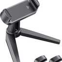 WixGear Phone Holder for Desk, Premium Adjustable Phone Stand for Desk, Home Office Accessories, Desktop Phone Holder Mount for iPhone and All Smartphones