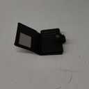 CLUCI Small Wallets for Women RFID Blocking Leather Trifold Compact Credit Card Holder with ID Window Ladies Zipper Coin Purse Black