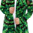 Women St Patricks Day Clover Shamrock Saint Shirt Irish 4 Leaf Ireland Clothes B4 (Black, L)