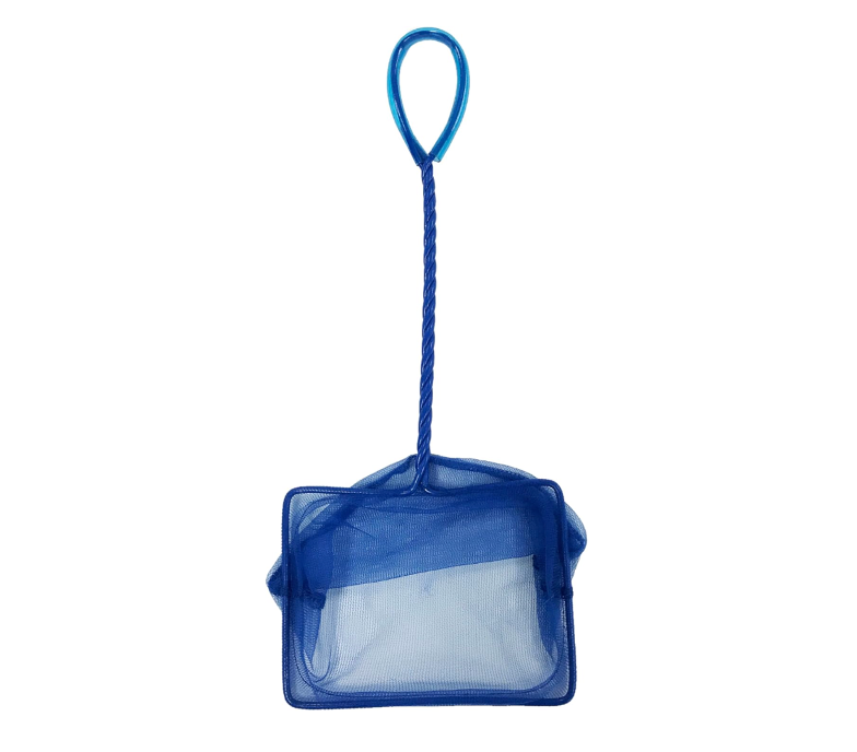 Penn-Plax Quick Net for Fish (4" Net - 10" Handle, Blue)