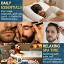 Christmas Stocking Stuffers for Men, Beard Care Grooming Gifts with Assorted Beard Balm Beard Oil and Relaxing Spa Gifts Christmas Gifts for Husband Father Boyfriends Young Men