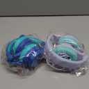 iClever Kids Headphones for School/Travel with Safe Volume 74/85dBA, HS19 Stereo Sound Over-Ear Headphones for Kids with Mic FunShare, Foldable 3.5mm Wired for iPad/Computer, 2 Pack (Purple & Blue)