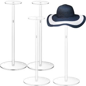 AYSUM Acrylic Hat Display Stand 17" Adjustable Height