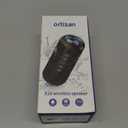 Ortizan Portable Bluetooth Speaker (1nd Gen), IPX7 Waterproof, Wireless, Big Sound and Deep Bass, TWS Pairing, 30Hrs of Playtime, for Home/Party/Outdoor/Beach, Birthday Gifts for Men Women - Black