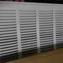 16 x 16 Inch Return Air Vent Cover for Wall Ceiling,Steel AC Return Air Filter Grille Fits Duct Opening 16 x 16, HVAC Vent Cover Grill,Holds 1" Air Filter, For 16''W16''H-Duct Opening
