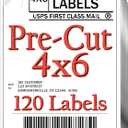 JETZAP Pre-Cut 4x6 Shipping Labels | Work on Most Inkjet and Laser Printers | Just Load & Print | USPS UPS FedEx for Home Printers | 120 Pack