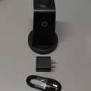 3 in 1 Charging Station for iPhone, Wireless Charger for iPhone 17 16e 16 15 14 13 12 11 X Pro Max & Apple Watch - Wireless Charging Station for AirPods 4 3 Pro (Black)