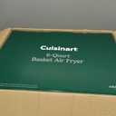 Cuisinart Air Fryer, 6-Quart Basket Large Fryer with 5 Cooking Functions to Roast, Bake, Broil, Air Fry and Keep Warm, 5 Airfryer Presets, Dishwasher-Safe Parts, AIR-200NAS, Stainless Steel & Black, 6 Qt. Window