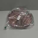 HITOMEN 11.8" Hand-Woven Round Rattan Serving Tray Decorative Wicker Trays with Handles for Coffee Table (Honey Brown-M)