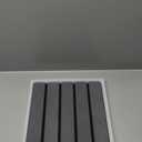 AWW Foldable Stone Bath Mat, Super Absorbent Diatomaceous Earth Mat, Non-Slip 23.6 x 15.5 Inch Quick Drying Mat, Compact and Easy to Store Bath Mats for Bathroom, Easy to Clean, Grey