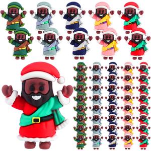 50 Pcs Mini Jesus Figures Easter Party Favors, Multicolor Jesus Loves You Christ Figurines, Religious Gifts for Sunday School, Church Event, Easter Basket Stuffers