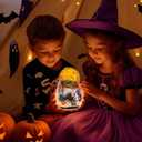 FYHMDC Halloween Light-Up Terrarium Kit for Kids - LED Night Light Birthday Gift for Boys Ages 4 5 6 7 8-12 Year Old - Halloween Toys DIY Arts and Crafts Kit for Kids - Best Presents for Boys