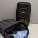 Push Up Board,Home Gym,Portable Exercise Equipment,Pilates Bar and 20 Fitness Accessories with Resistance Bands and Ab Roller Wheel,Full Body Workout at Home (Black)