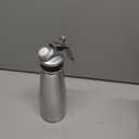 Aluminum Whipped Cream Dispenser with 3 Nozzles, Brush & Recipe Guide