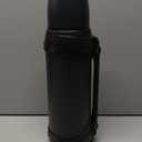 84oz/2.5L Large Coffee Thermoses for Travel Stainless Steel Large Flask with Handle for Hiking Fishing Camping (Black)