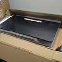 Hadulcet Small Standing Desk Adjustable Height, Mobile Stand Up Desk with Wheels, Portable Walking Pad Table Stand, Rolling Laptop Cart for Standing or Sitting, Black