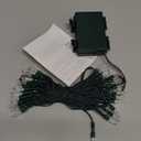 Novelty Lights 11 Feet 50 LED Warm White Christmas Mini Light String on Green Wire, 5mm Wide Angle Bulbs, Connectable, Indoor/Outdoor Decor, UL Listed