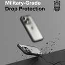 Ringke Fusion Bold for iPhone 15 Pro Case, Textured Sides for Grip, Anti-Yellowing Technology, Clear Back to Show Phone Color - Black