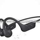 CXK Bone Conduction Headphones IPX8 Waterproof Swimming Headphones, Bluetooth 6.0 Open Ear Earbuds MP3 Mode with 32GB Memory, 12H Playtime, Underwater Wireless Headset Secure Fit for Running, Cycling