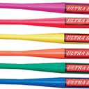 Champion Sports Ultra Bat Set - Assorted Colors - Hand-Eye Coordination - Durable Plastic Construction - Kids Backyard Plastic Baseball Bat - 30" Length - Set of 5