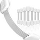 SKYLA HOMES Baby Locks (8-Pack) Child Safety Cabinet Proofing - Safe Quick and Easy 3M Adhesive Cabinet Drawer Door Latches No Screws & Magnets Multi-Purpose for Furniture Kitchen Ovens Toilet Seats Pack of 3