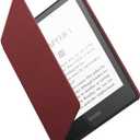 Amazon Kindle Paperwhite Case (11th Generation), Thin and Light, Foldable Protective Cover - Leather (Merlot)