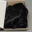 Long Black Wig for Women 26 Inch Middle Part Wavy Women Charming Hair Realistic Natural Looking Synthetic Heat Resistant Fiber Wig for Daily Party Use