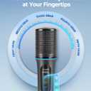 Wireless Microphones, 5-level Volume Adjustment, Dual Handheld Dynamic Mic with Dynamic Ambient Lighting,Ultra-Stable Rechargeable Receiver,40H Duration, 200ft Range,Karaoke Microphone for Singing