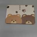 Cute Bear Pattern Foldable Tablet Case with Multi-Angle Folding And Auto Wake/Sleep Tablet Case, Suitable for Samsung for Galaxy Tab A7 (2020/2022) 10.4Inch / Tab A7 Lite (8.7Inch) / Tab A8 (2022) 10.5Inch / Tab A9 / A9+ / Tab S6 / Tab S6 Lite / Tab