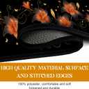 Set of 2 Kitchen Rugs - 17"x47"+17"x30" Kitchen Mats for Floor Washable Non Slip Front Door Mat Floor Rug for Home Kitchen Decorations, Sink, Office, Laundry (Lily)