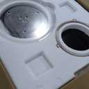 Toshiba Air Fryer Combo 4-in-1 Countertop Microwave Oven, Smart Sensor, Convection, Mute Function, Position Memory 13.6" Turntable, 1.5 Cu Ft, 1000W, Silver, ML-EC42P(SS)