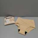 BATTEWA Incontinence Underwear for Women,Leak Proof Underwear Washable Absorbency Cotton Panties Bladder Leakage Protective 50ML(Beige,Large,3Pack)