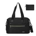 Diaper Tote Bag - Large Capacity waterproof Baby Bag with Pacifier Case, Hospital Delivery & Travel Mom Handbag (Black)