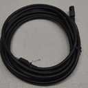 Monoprice 105294 15ft 14AWG Power Cord Cable w/ 3 Conductor PC Power Connector Socket, 15A (NEMA 5-15P to IEC-320-C13) Black