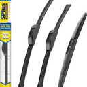5 PLUS Silicone Windshield Wipers Replacement for 2017 2018 2019 2020 2021 2022 2023 2024 Nissan Armada Wiper Blades(Set of 3),Automotive Replacement Windshield Wiper Blades For My Car-24"/19"/12"