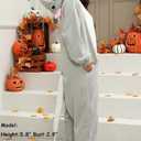 Adult Mouse Costume Rat Onesie Animal Pajamas Mouse Halloween Costumes Cartoon Cosplay Sleepwear for Women Men (Gray, S)