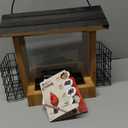 Nature's Way CWF19 Cedar Hopper Bird Feeder with Suet Cage, 6-Quart