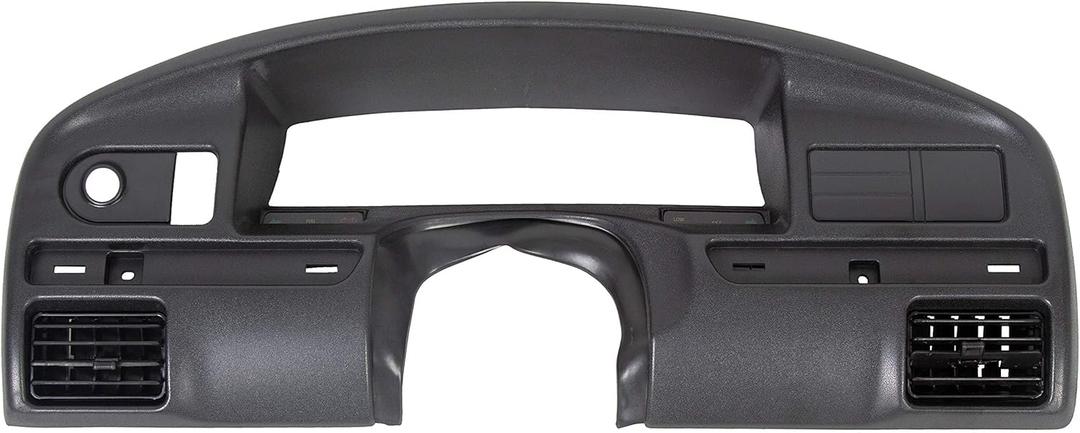 HECASA Dash Panel Bezel Cover Compatible with 1992-1997 Ford F250 F350 Bronco Replacement for F2TZ-15044D70-A (Gas Engines ONLY)