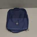 Travel Shoe Bag Waterproof Shoe Organizer Bag Holds 3 Pair of Shoes Shoe Packing Cube for Suitcase Travel and Daily Use Storage Pouch with Handle (Navy Blue)