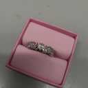 Swarovski Matrix Vittore Ring, Pear-Shaped Crystal Stones, Rhodium Finish