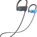 Boean Wireless Earbuds, Bluetooth Headphones 5.3, Wireless Headphones with 16Hrs Playtime IPX7 Waterproof in-Ear Earphones, Deep Bass Stereo Earbuds with Microphone for Gym Running Home Workout (D,Blue)