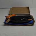 Drasry Large Collapsible Bridge Pier Fishing Net Landing Net with Rod, High Load Aluminum Ring Drop Net for Saltwater and Freshwater Pier Fishing Basket with 49.2 ft. Rope (23.6 x 23.6 x 27.5", Black)