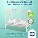 Sealy Baby Butterfly Knit Breathable Crib Mattress, GREENGUARD GOLD Certified, Made in USA, Premium Foam, Washable Easy to Clean Cover, Toddler Bed Fit, Safety & Quality Tested, 52x28"