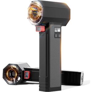 Car Dryer Air Blower & Oversize Turbo Dryer for Cars | 750W 3.6LB Thrust Cordless | 64mm Turbo Fan for Wheels, Snow, Golf | Handheld Leaf Blower (Black)