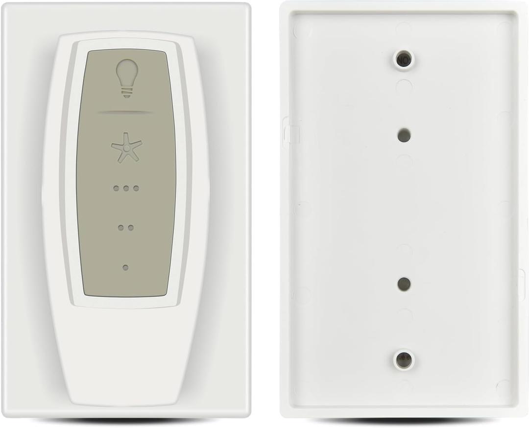 Ceiling Fan Remote Control Compatible with Hunter 99110 Transmitter, 3 Speed Lighting Dimming Control - No Receiver Kit