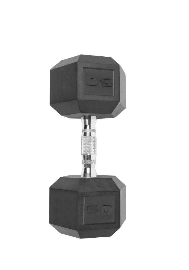 CAP Barbell Coated Dumbbell Weight 50LBS