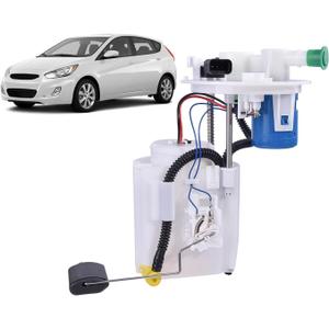 311101W500 311101R500 Fuel Pump Assembly Compatible with Hyundai Accent & Kia Rio 2012-2017, L4 1.6L Petrol Replaces FG1555 P76854M E9115M 150370