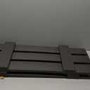 Builders Edge 12"W x 53"H, Custom Three Board Spaced (2 Batten) Shutters (Per Pair), 010 - Musket Brown