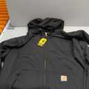 Carhartt Men's Loose Fit Midweight Full-Zip Sweatshirt (XX-Large, Black)